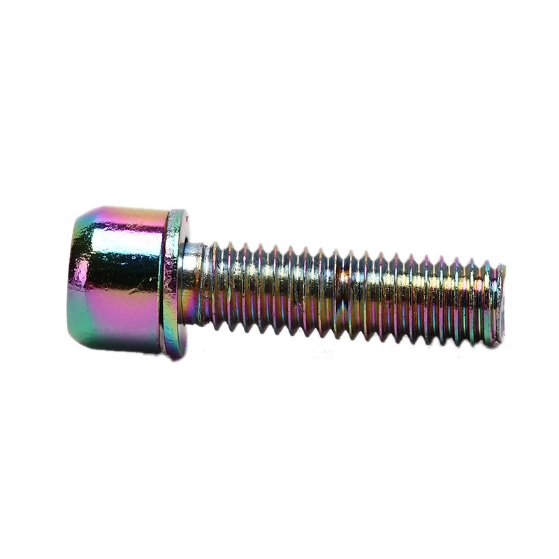 Lot De 6 Vis M5 X 18 En Acier Inox Coloré - Pour Potence Guidon, Fixation Auto