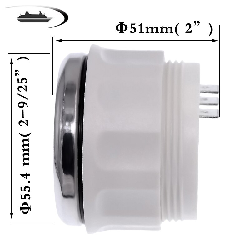 52mm Digitale Stiefel Auto Wasser eben Messgerät Wasser Panzer Füllstandsanzeige Anzeige 0-190Ohm für Marine Auto Meter Mit verrotten hintergrundbeleuchtung