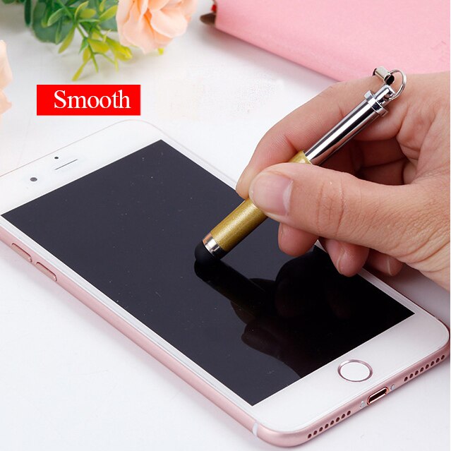 10 Stks/partij Universele Elastische Inklapbare Mini Stylus Pennen Capacitieve Scherm Touch Pen Voor Mobiele Android Telefoon Potlood Accessoires