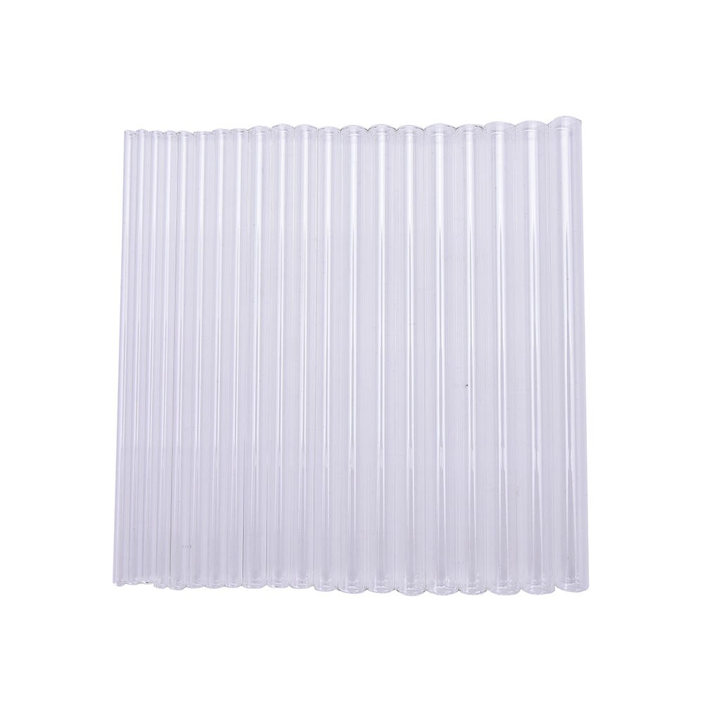 Pajitas gruesas reutilizables de vidrio transparente de 10mm/7mm/10mm/12mm/14mm de diámetro 6mm/10mm de diámetro