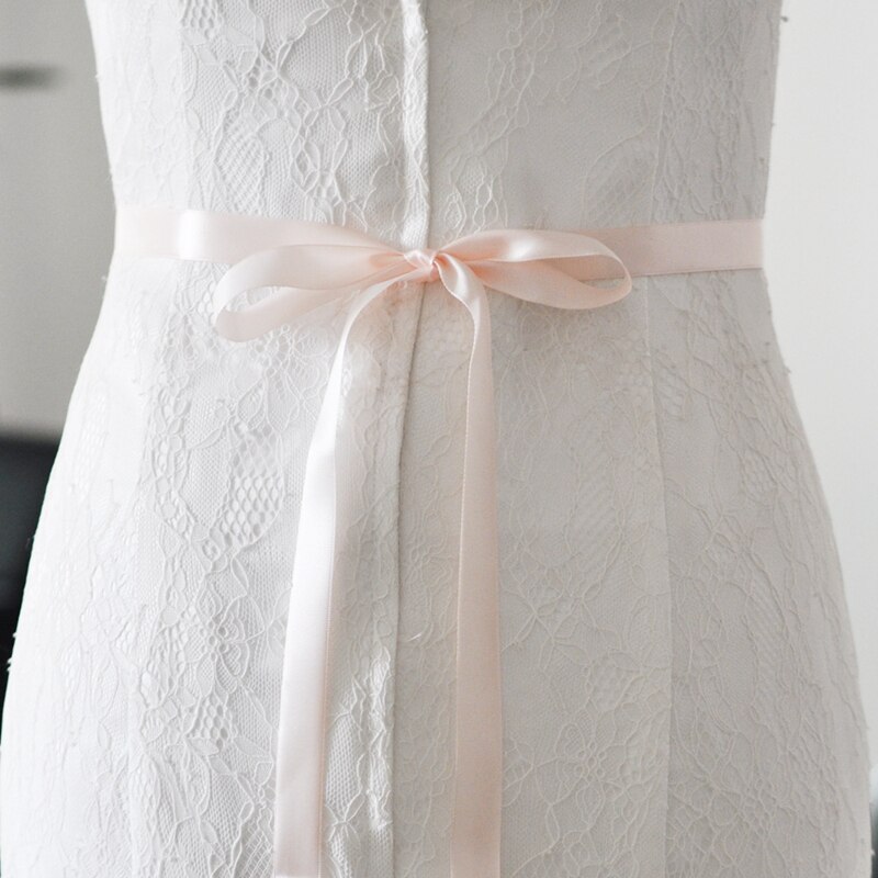 Luxe à la main couleur strass ceinture mariée mariage ceintures fleur Satin robe de mariée ruban ceinture demoiselle d&#39;honneur femmes habiller: Rose