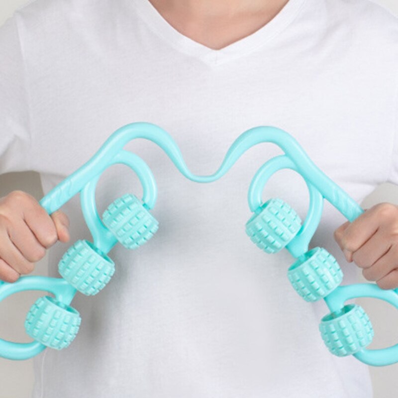 Massage Roller- Roller for Muscles Deep Tissue, Handheld for Legs Thigh Neck Arm Calf Pain Relieve Tool