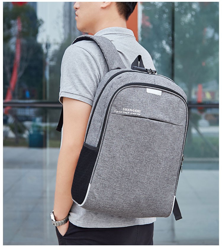 Scione Anti-theft Bag Men Laptop Rucksack Travel Backpack Men Large Capacity Business USB College Student School Shoulder Bag