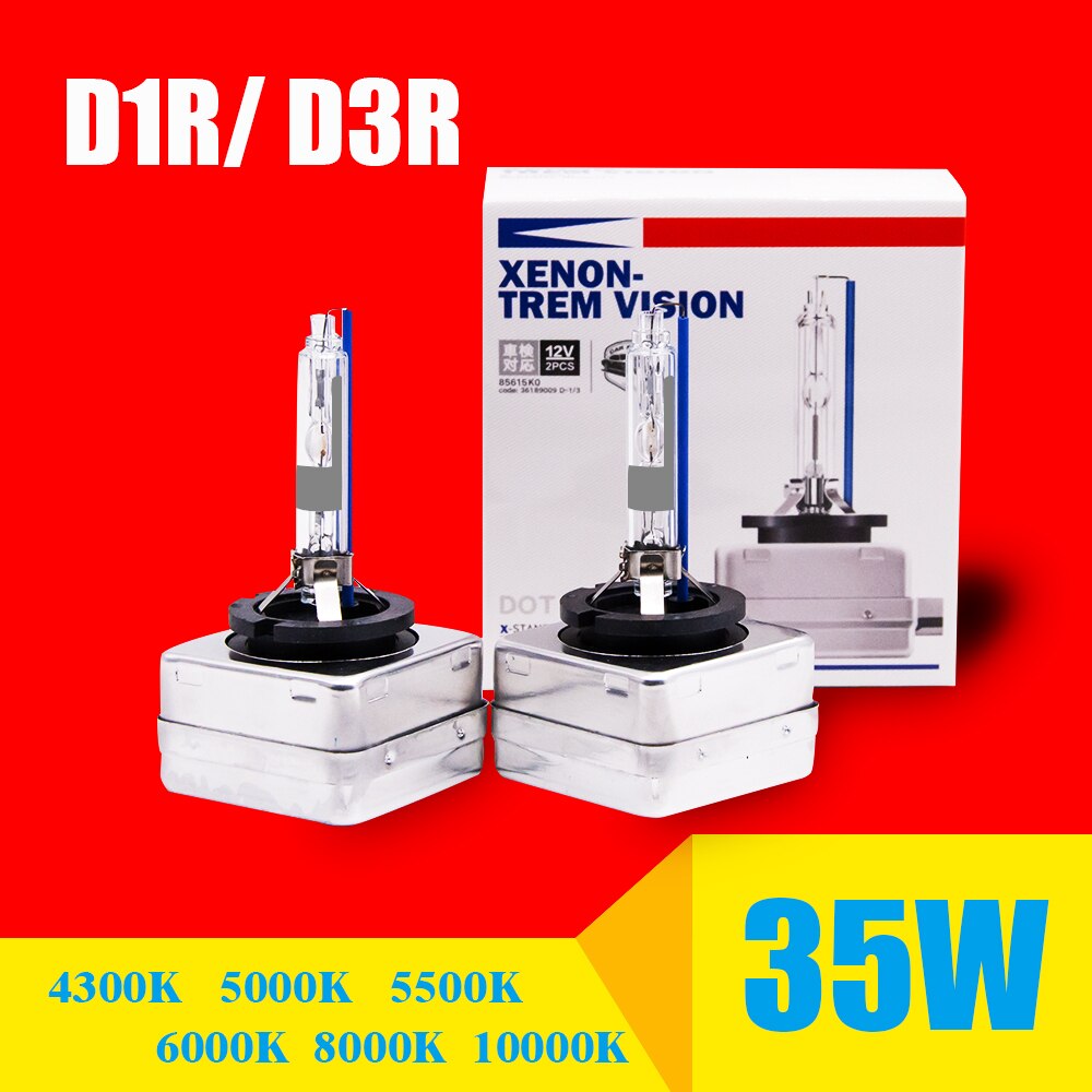 2 stuks Originele D1S Xenon 5000K D3S HID Lamp Lamp 4300K 8000K D1S 6000K Metalen Klauw 35W D1S D3S Auto Koplamp Lamp Auto Styling