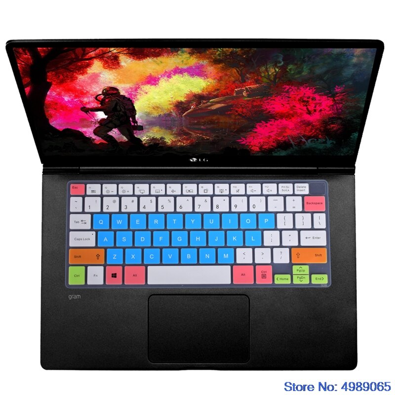 Funda protectora de silicona para teclado de portátil LG Gram 14 14Z90N 14Z970 14Z980 gramos 13 13Z970 13Z980 13Z990