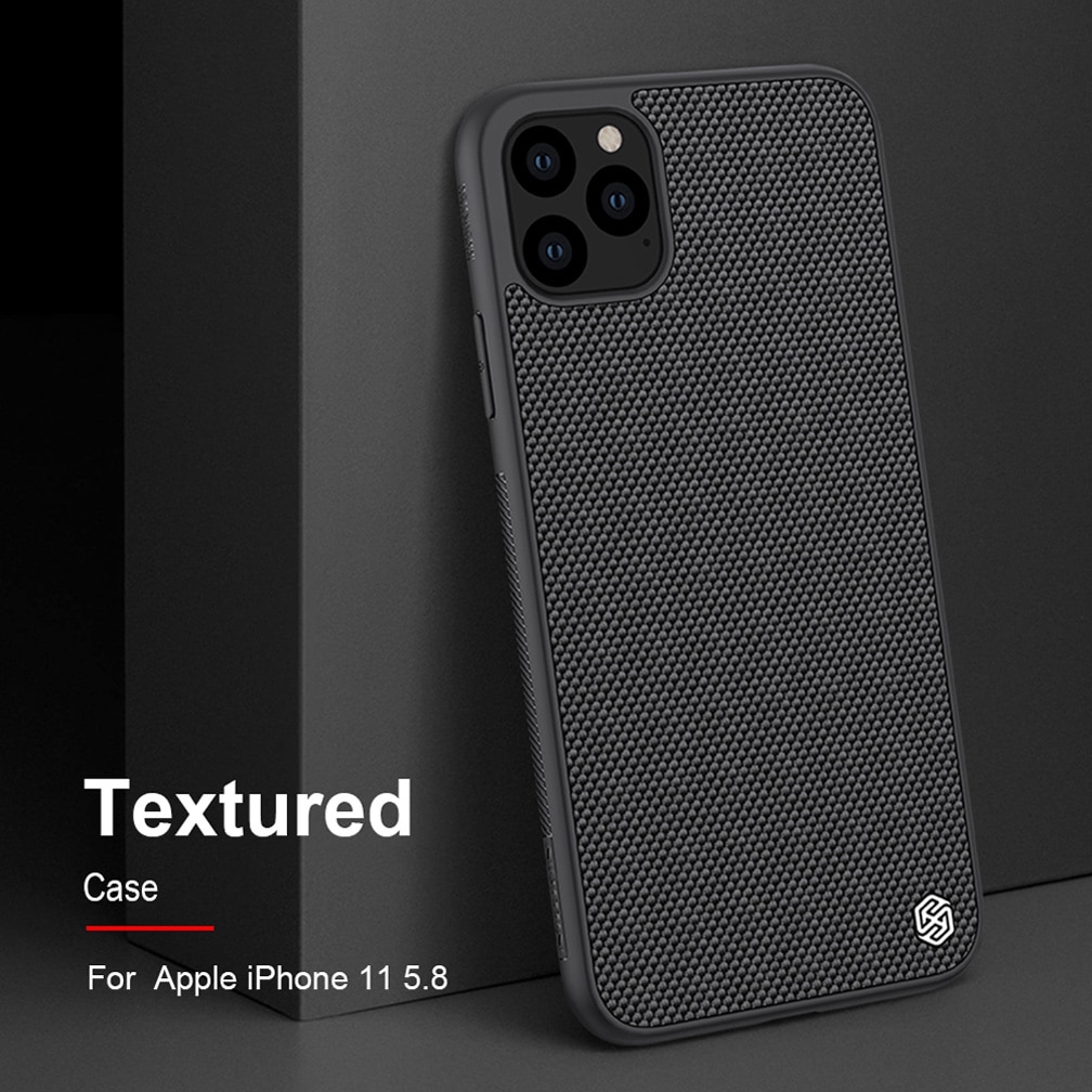 Case for iPhone 11 Pro Max NILLKIN Textured nylon fiber case back cover for iPhone 11 Pro 6.5 inch phone case durable non-slip