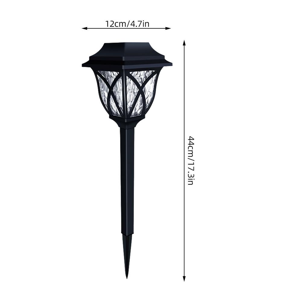 2 szt. Lampy ogrodowe na energię słoneczną słoneczny chodnik lampa krajobrazowa zewnętrzna wodoodporna robić ogrodów dziedzińce chodniki robić dekoracji ogrodu