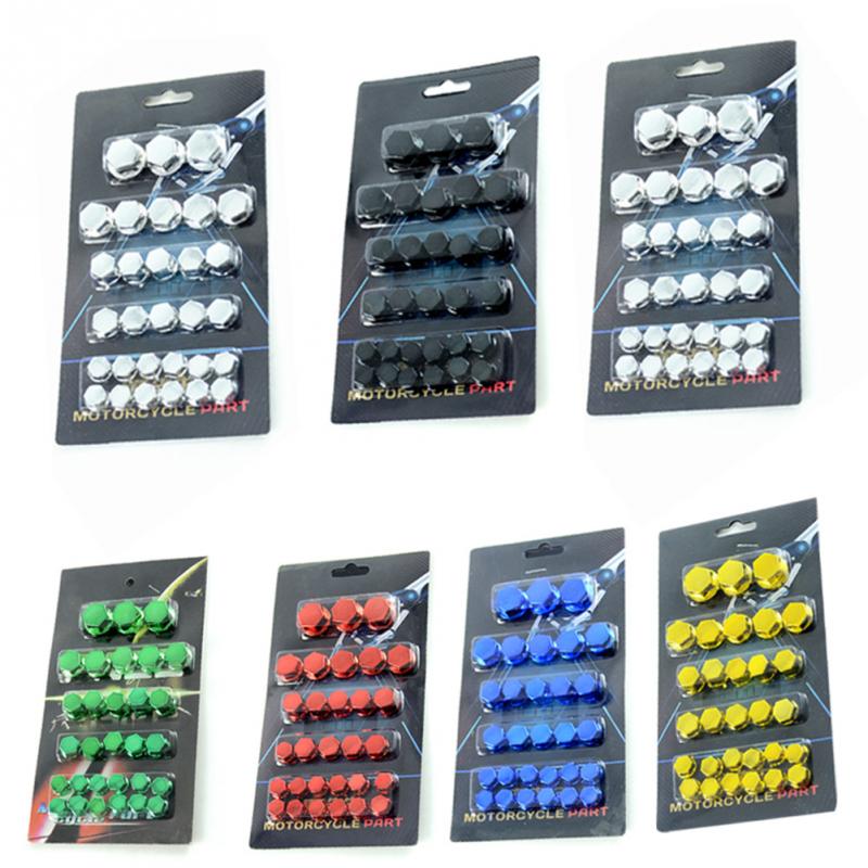 Tapas de tornillo decorativas galvanizadas para motocicleta Yamaha, accesorios para motos, 30 Uds.