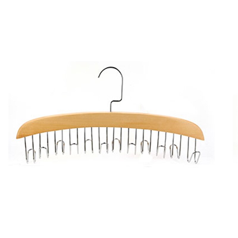 Riem Hanger-12 Riem Rekken Hardhout Wonen Closet Accessoires Organisatoren Kleding Rvs Haak Creatieve