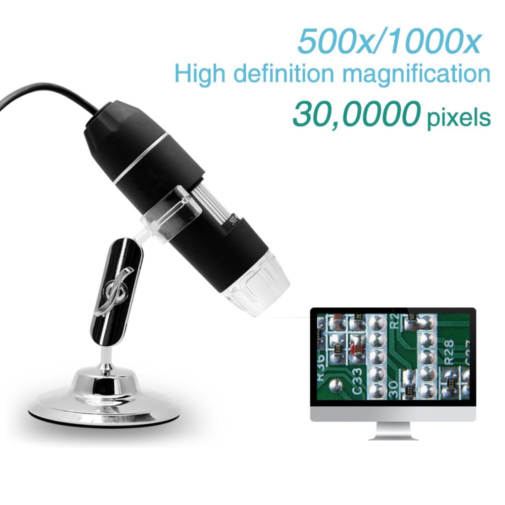 Microscope 300,000 Usb 1000 Times High Definition Electron Microscope High Definition Digital Electron Microscope