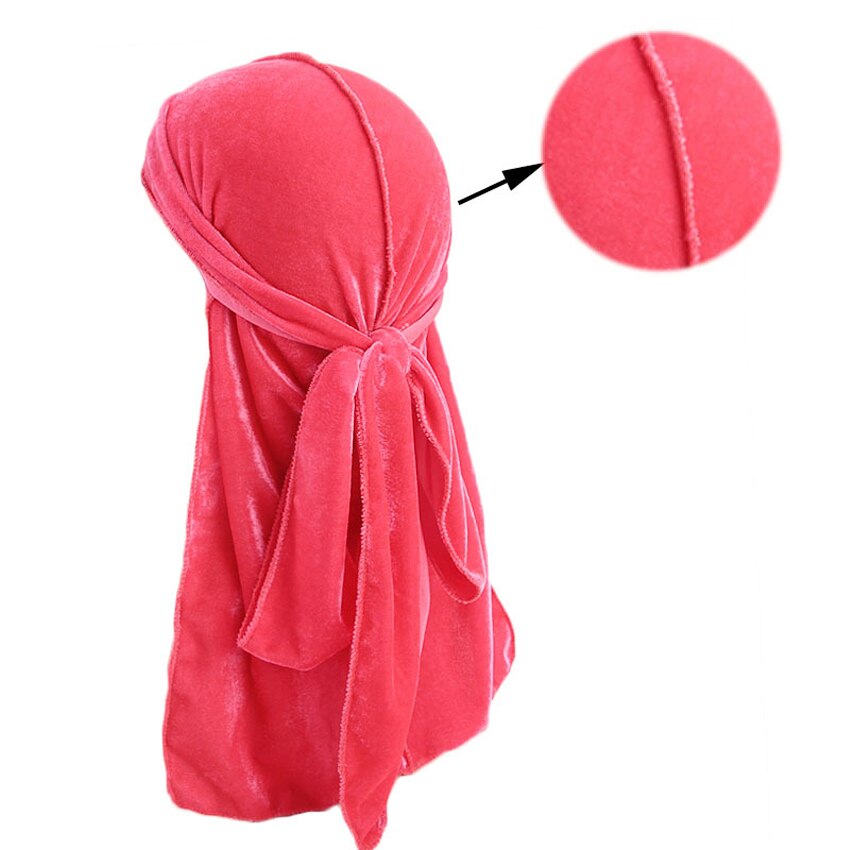 Sombrero de pañuelo de terciopelo para hombre y mujer, turbante transpirable, gorros para quimio, sombrero de pirata, accesorios para el cabello, Unisex,