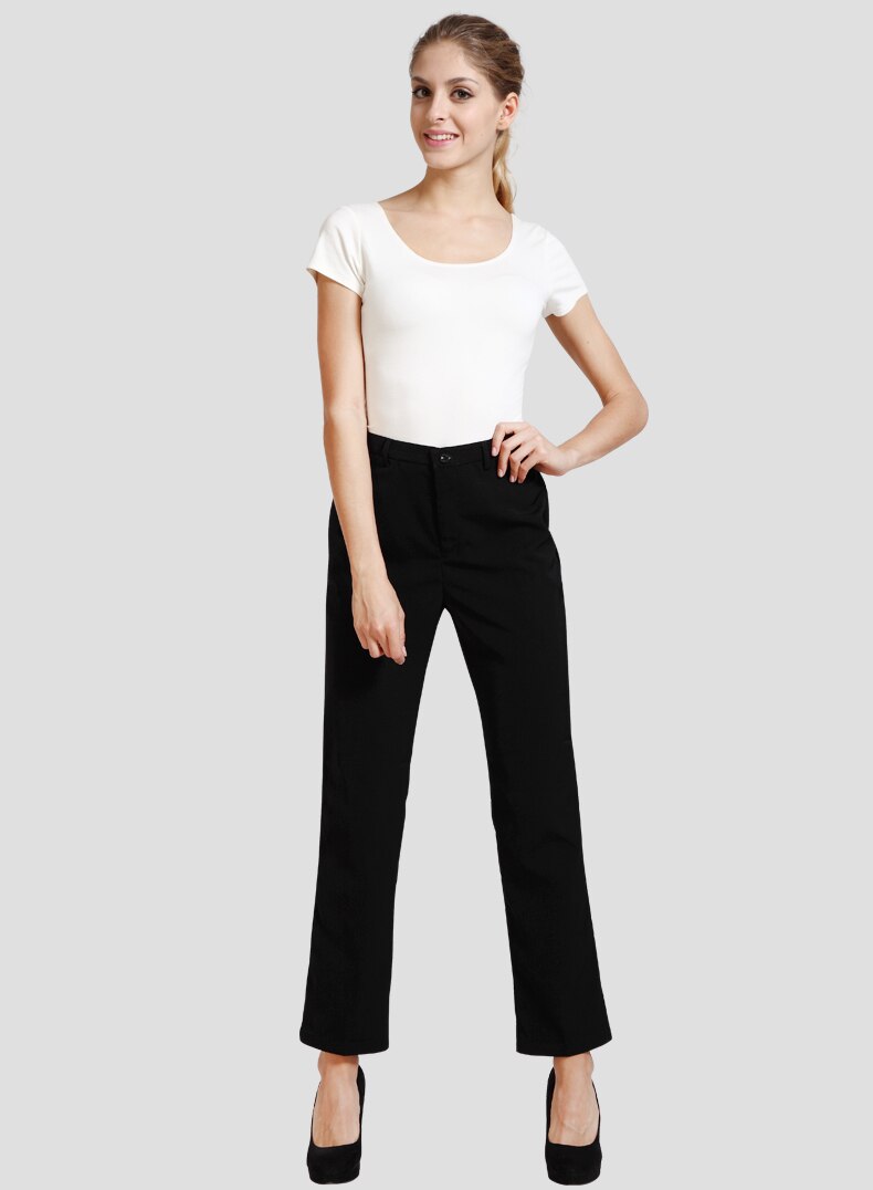 Neue damen schwarz kellner arbeit tragen uniformen weibliche beste Koch hosen Hotel Restaurant küche hosen freies: XL