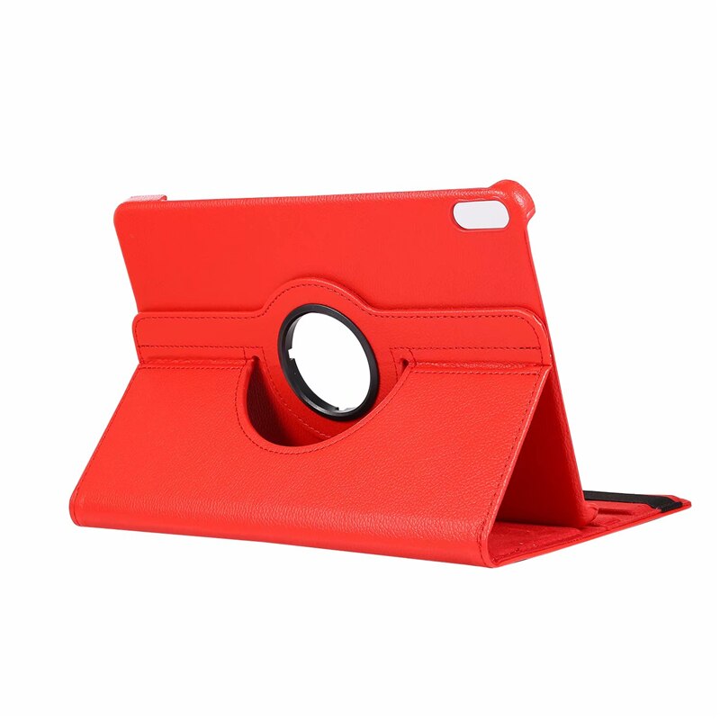 360 Degree Rotating for Huawei MatePad Mate Pad 10.4 Case BAH3-W09 BAH3-AL00 PU Leather Tablet Cover for Huawei Honor V6 Case: Red / For Honor V6 10.4