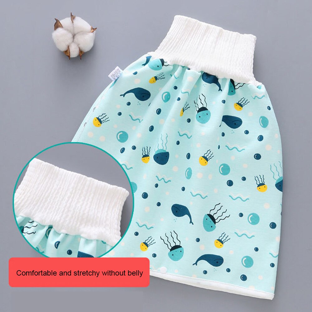Cute Cartoon Baby Skirt Diapers Reusable Nappies Cloth Diaper Washable Infants Children Baby Cotton Training Pants Panties Nappy