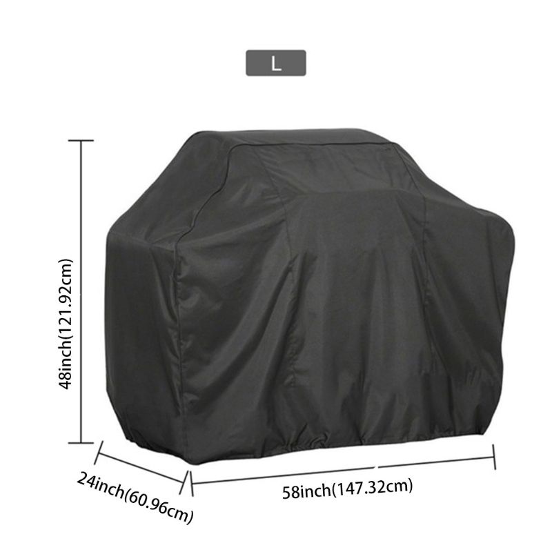 Bbq Cover Outdoor Stof Waterdichte Weber Zware Charbroil Grill Cover Regen Beschermende Outdoor Barbecue Cover Ronde Bbq Grill