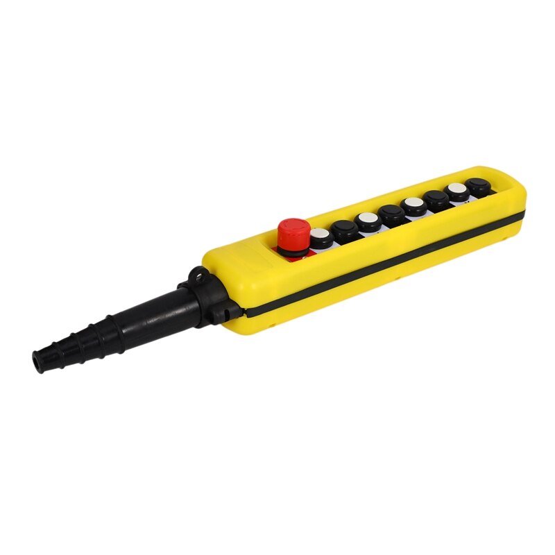 XAC-A8713 Rainproof Crane Control Button, 8 Button Single Speed with Emergency Stop