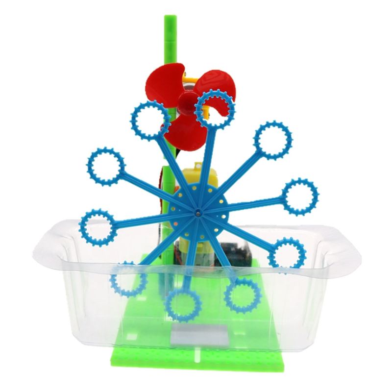 Automatische Bubble Maker Blower Machine Speelgoed Kinderen Assembleren Puzzel Baden Speelgoed Outdoor Activiteit Kinderen Vroeg Educatief