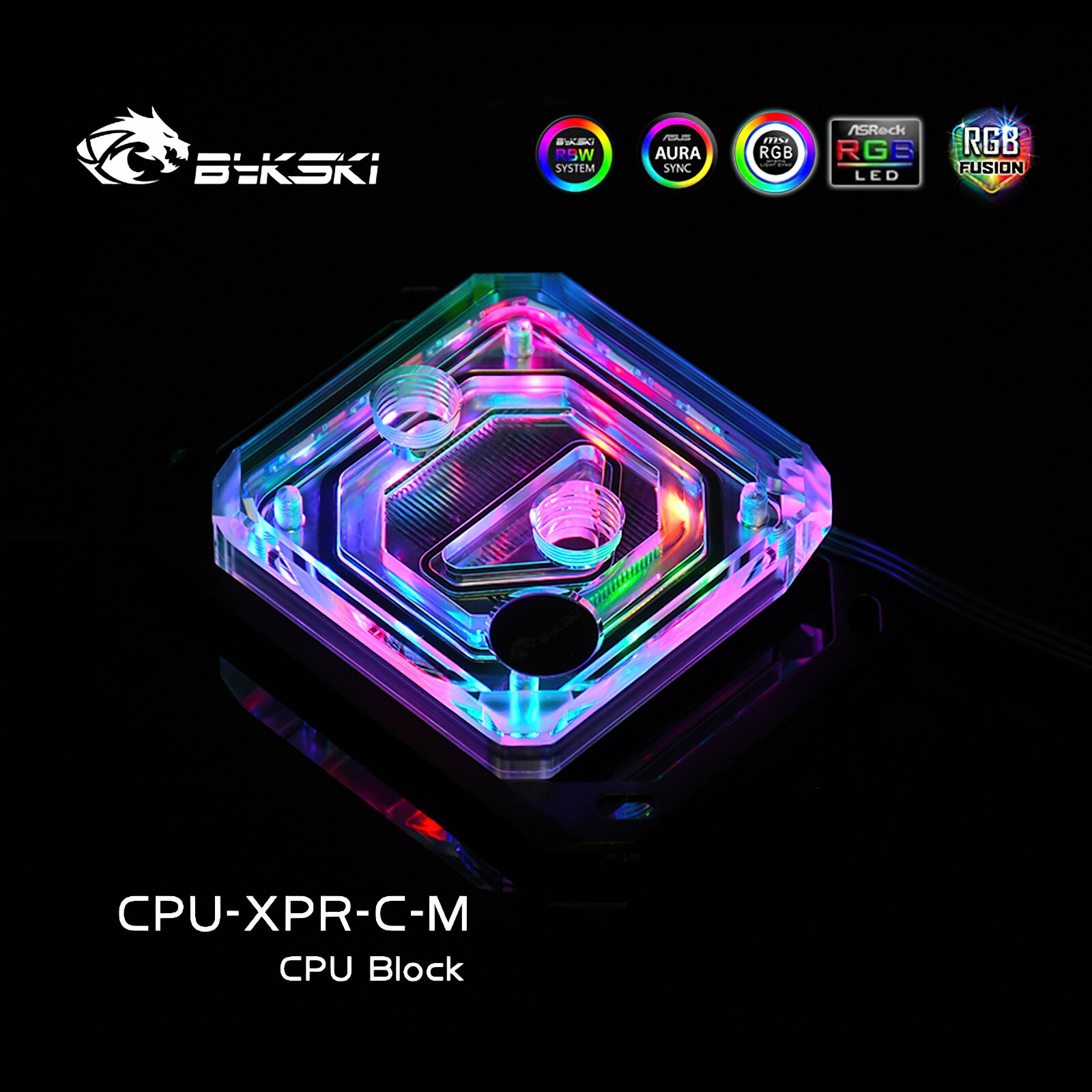 Bykski CPU Liquid Cooling Block Cooler RGB for AMD AM2 AM3 AM4 CPU-XPR-C-M