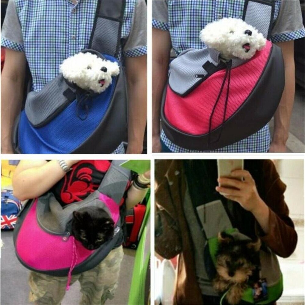 Mochila portabebés para gatos y mascotas, bolsa de transporte de viaje transpirable para gatos, cachorros, gatos pequeños, animales