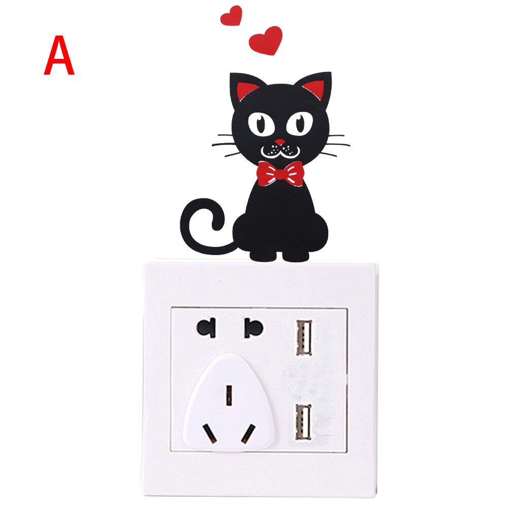 10pcs Room Window Wall Decorating Switch Vinyl Decal Sticker Decor Cartoon Adesivo De Parede