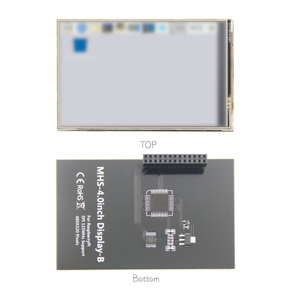 Touch Screen SPI 800X480 4 pollici Modulo Display 800*480 IPS Touchscreen per Raspberry Pi Modello B 3B 4 +/3B/2B/B +