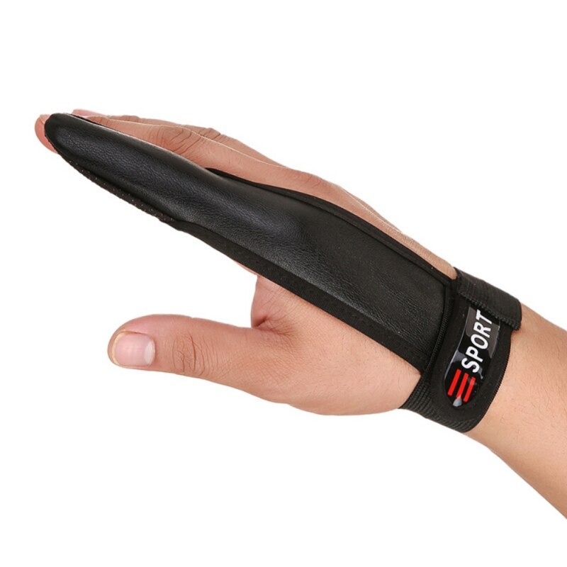 2 palce rękawice wędkarskie na wolnym powietrzu oddychające antypoślizgowe kciuki palec wskazujący rękawiczki wędkarskie ochraniacz na palce akcesoria narzędziowe: Q