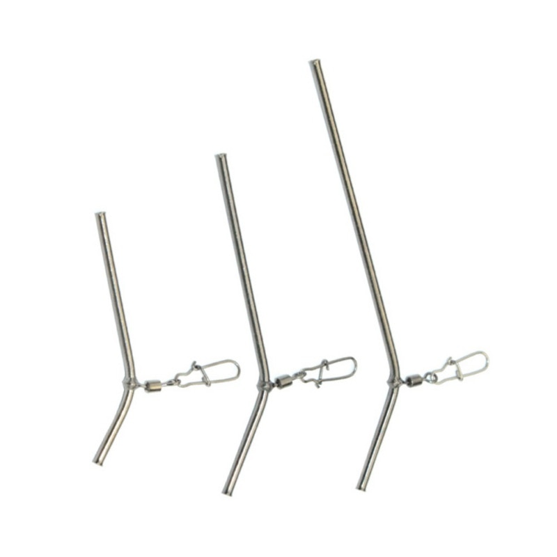 5Pcs 50mm/70mm/90mm Small Style Brass Tube Fishing Balance Connector Fishing Tackle Anti Tangle Booms Sea Fishing Accessory