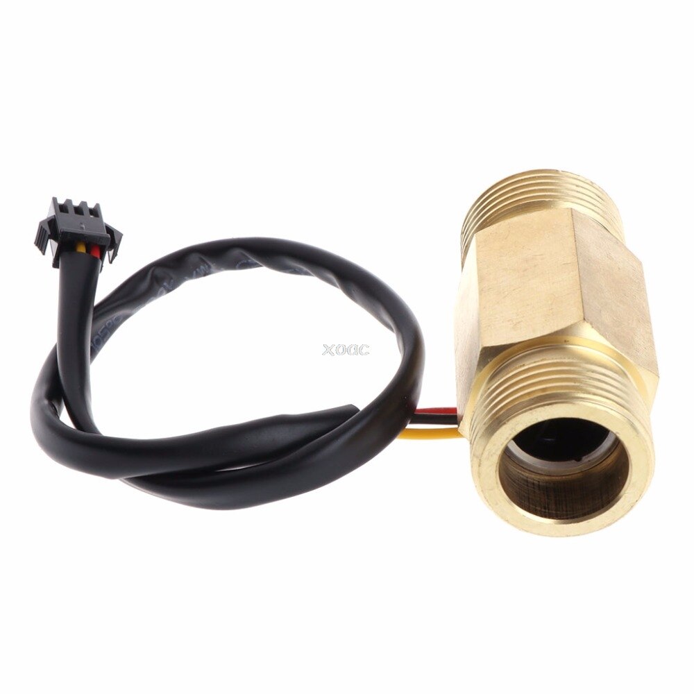 Wasser Fluss Sensor G3/4 "G1/2'' Halle Durchflussmesser Schalter DN20 1-30L/min Flüssigkeit Fluss Meter kann08