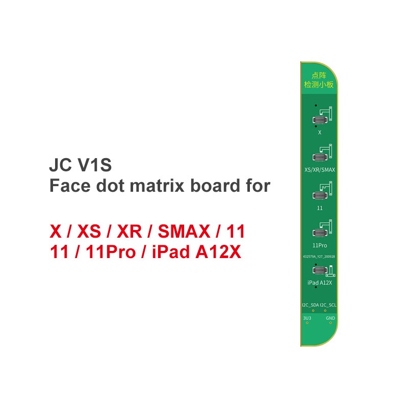 JC-programador de huella dactilar para IPHONE 7, 8, 8P, X, tono fotosensible, batería de choque táctil, matriz de puntos, X-11 PRO MAX: Face dot board
