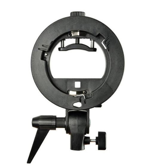 Godox S2 Speedlite Bracket S1 Updated S-Type Bowens Flash Holder Mount for Godox V1 V860II AD200 AD400PRO TT600 Snoot Softbox: S1 Speedlite Bracket