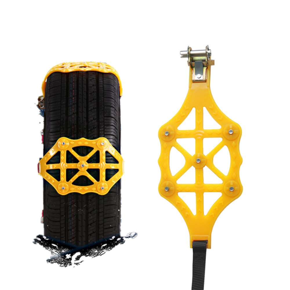 2 farver sort gul vinter lastbil bil snekæde dæk anti-skrid slidbestandig universal snekæde