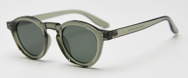 Peekaboo unissex polarizado óculos de sol retro feminino azul verde marrom tr90 óculos de sol redondos para homem uv400 dropshipping 2024 masculino: Verde