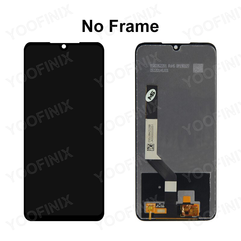 Piezas de repuesto para Xiaomi Redmi Note 7, Digitalizador de pantalla táctil LCD Original de 6,3 pulgadas, M1901F7G