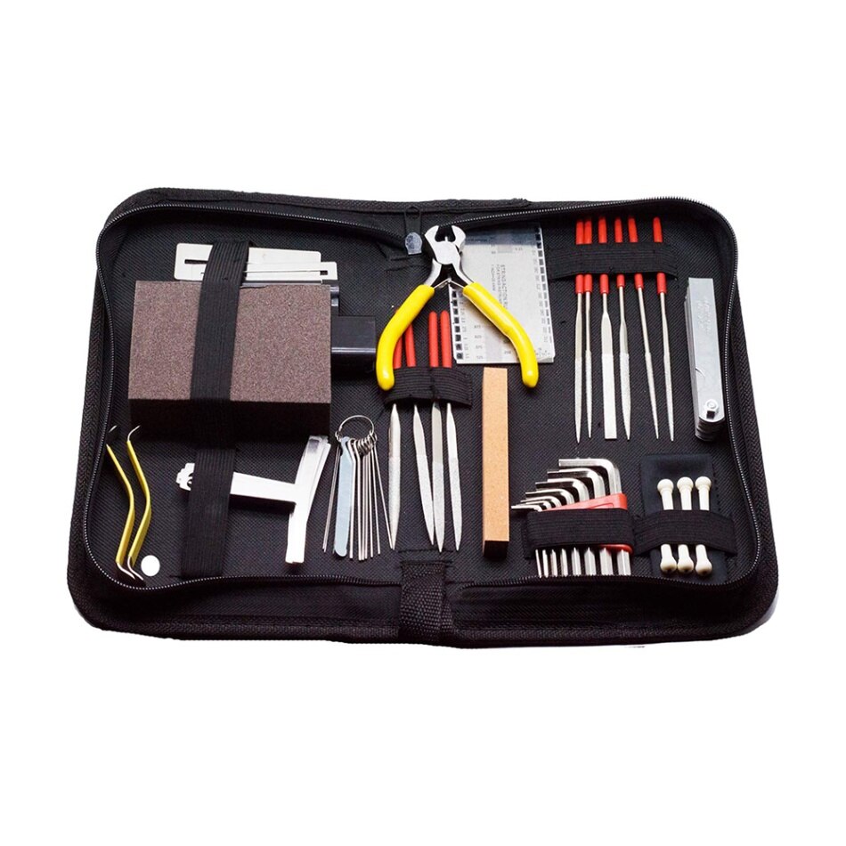 22PCS Repairing Maintenance Tools Guitar Tool Kit String Organizer String Action Ruler Gauge Measuring Tool Hex Wrench Set: Type 8