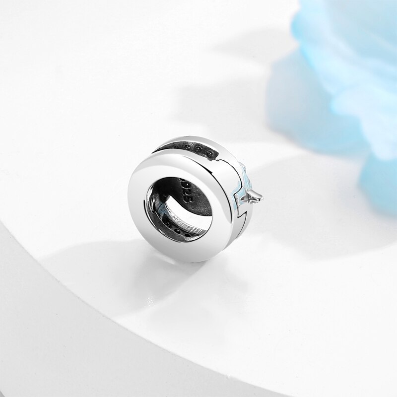 Bunte wächter einhorn Clip Charms Echt 925 Sterling Silber Perlen Feine Jewerly Machen passt Reflexion Armband