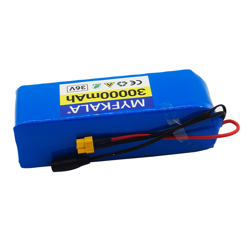 36V 10S3P 30Ah 18650 Battery Pack E-Scooter 500W 36v Lithium E-Bike Battery Rechargeable Li-ion Battery