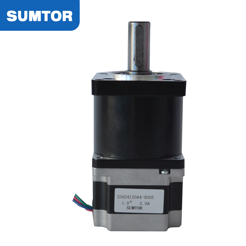 nema 17 42mm planetary gearbox stepper motor 5:1 ratio 65mm motor body length 75N.cm holding torque