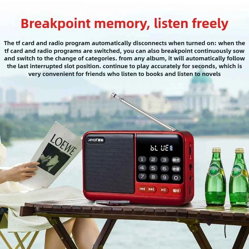 Radio Fm Dab Radios Portable Portátil Receiver Small Emergency Recargable Ham Bluetooth Sound Box Kuchenne Am Fm Mini Vintage