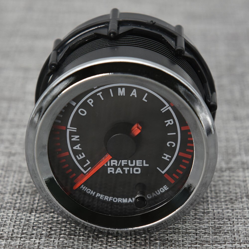 Afr gauge 52mm air fuel ratio gauge digital air fuel ratio meter 12v smoke lens 7 farger led light with gauge pod holder cup