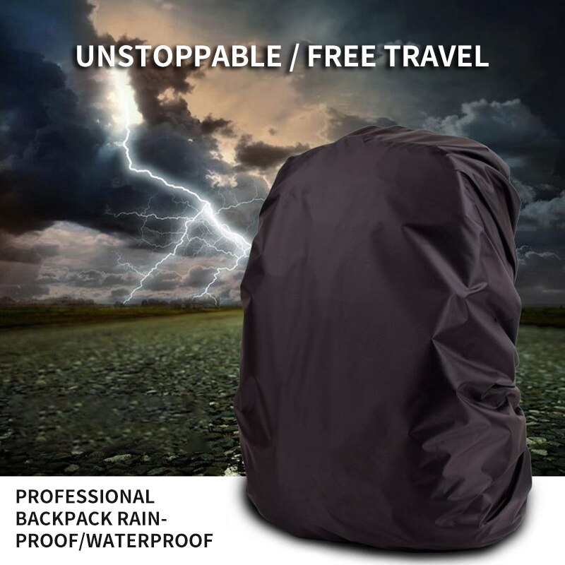 Onever 1 Pcs Portable Rainproof Backpack Rucksack Bag Rain Cover Travel Camping Waterproof Dust Outdoor Climbing Backpack Cover