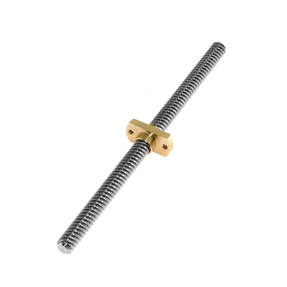 T8 lead screw nut Pitch 2mm Lead 8mm Brass T8 x 8mm Flange Lead Screw Nut for CNC Parts Ender 3 CR-10 3D Printer Accessories