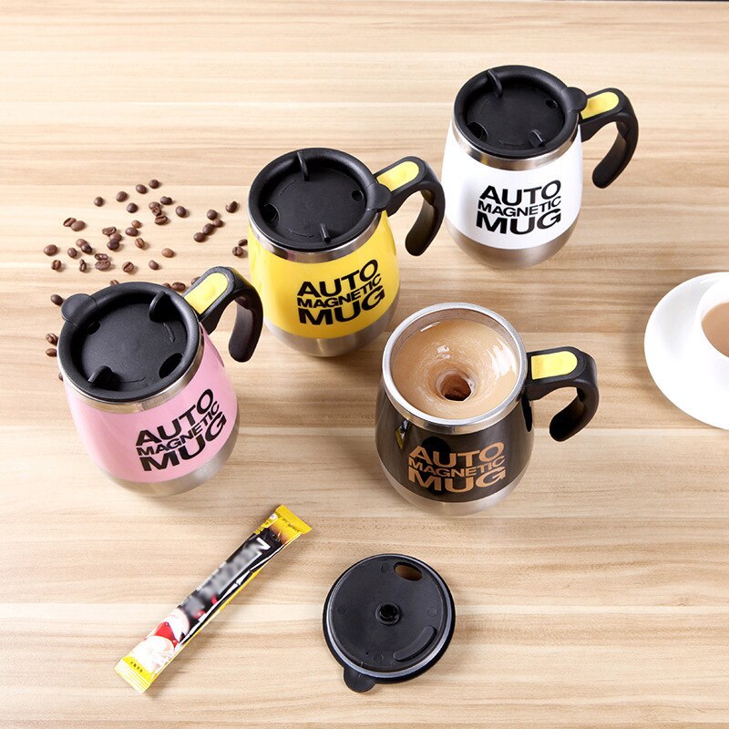 Automatic Self Stirring Magnetic Mug Stainless Steel Coffee Milk Mixing Cup Blender Lazy Smart Mixer Thermal Cup