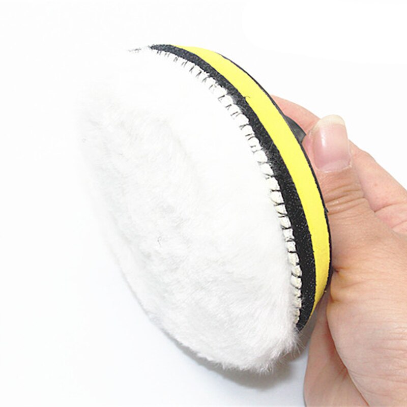 10 Uds. Bonete pulidor de cera de lana Artificial para herramientas rotativas almohadillas de pulido Auto duradero
