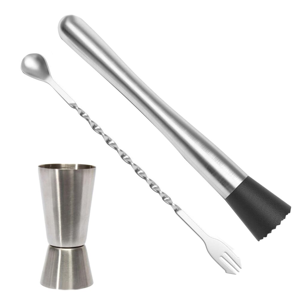 Barman Kit Bar Tool Set Stijlvolle Cocktail Muddler Menglepel Jigger Thuis