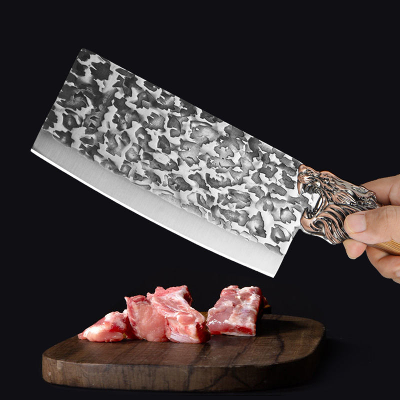 Household Kitchen Knife Stainless Steel Boning Knife Forging Meat Cleaver Slice Chop Bone Knife Cooking Tool