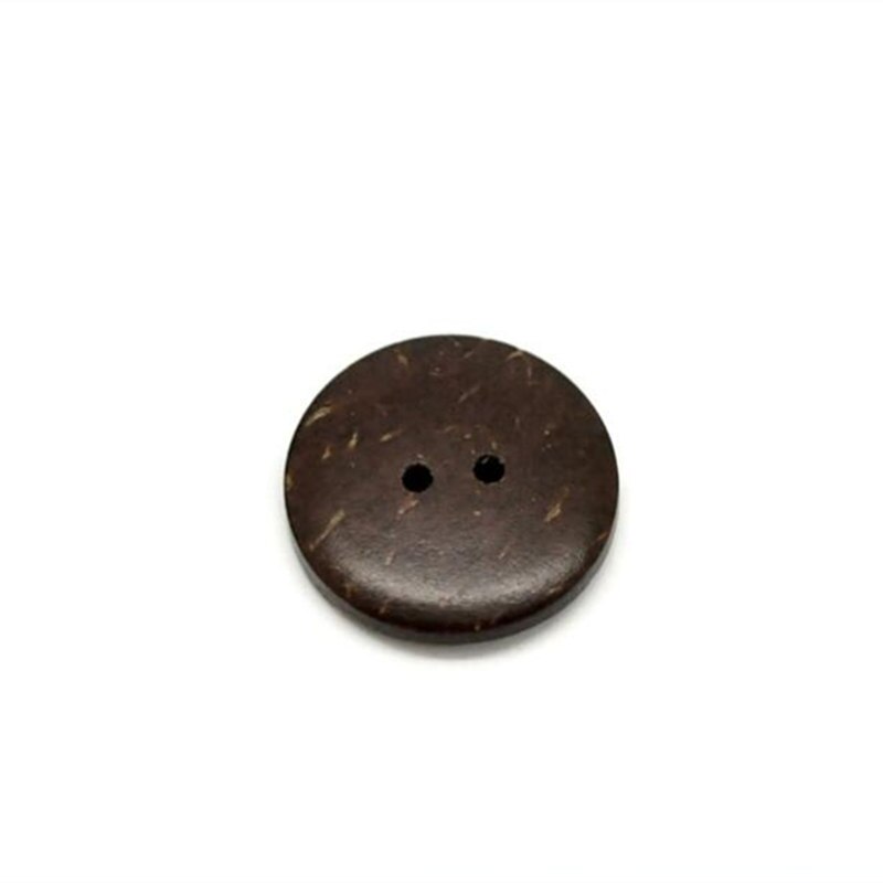 50 stks 15mm Brown Coconut Shell 2 Gaatjes Naaien Knoppen Scrapbooking, Scrapbooking Ambachten, 7NK246