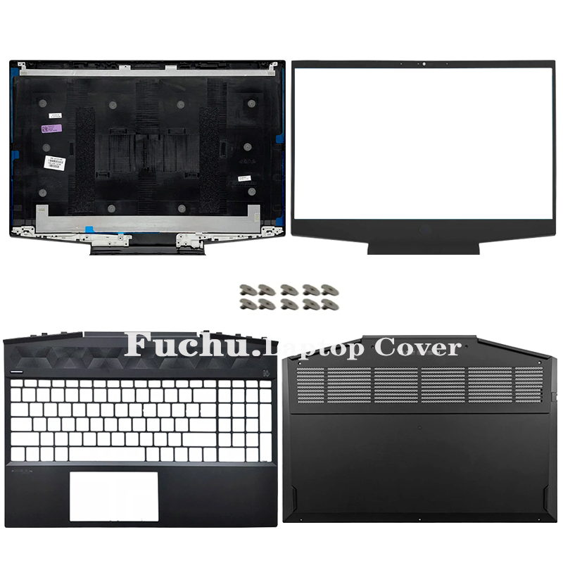 für HP Pavillon 15-dk 15t-dk TPN-C141 Laptop LCD-Rückseite Vorderseite blende Scharniere Tastatur Handballen auflage Kühlkörper Boden gehäbenutzen