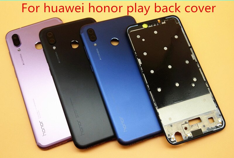 Originalused Van 90% Voor Huawei Honor Play Terug Batterij Deur Behuizing Cover Case Voor Huawei Honor Play Batterij Cover
