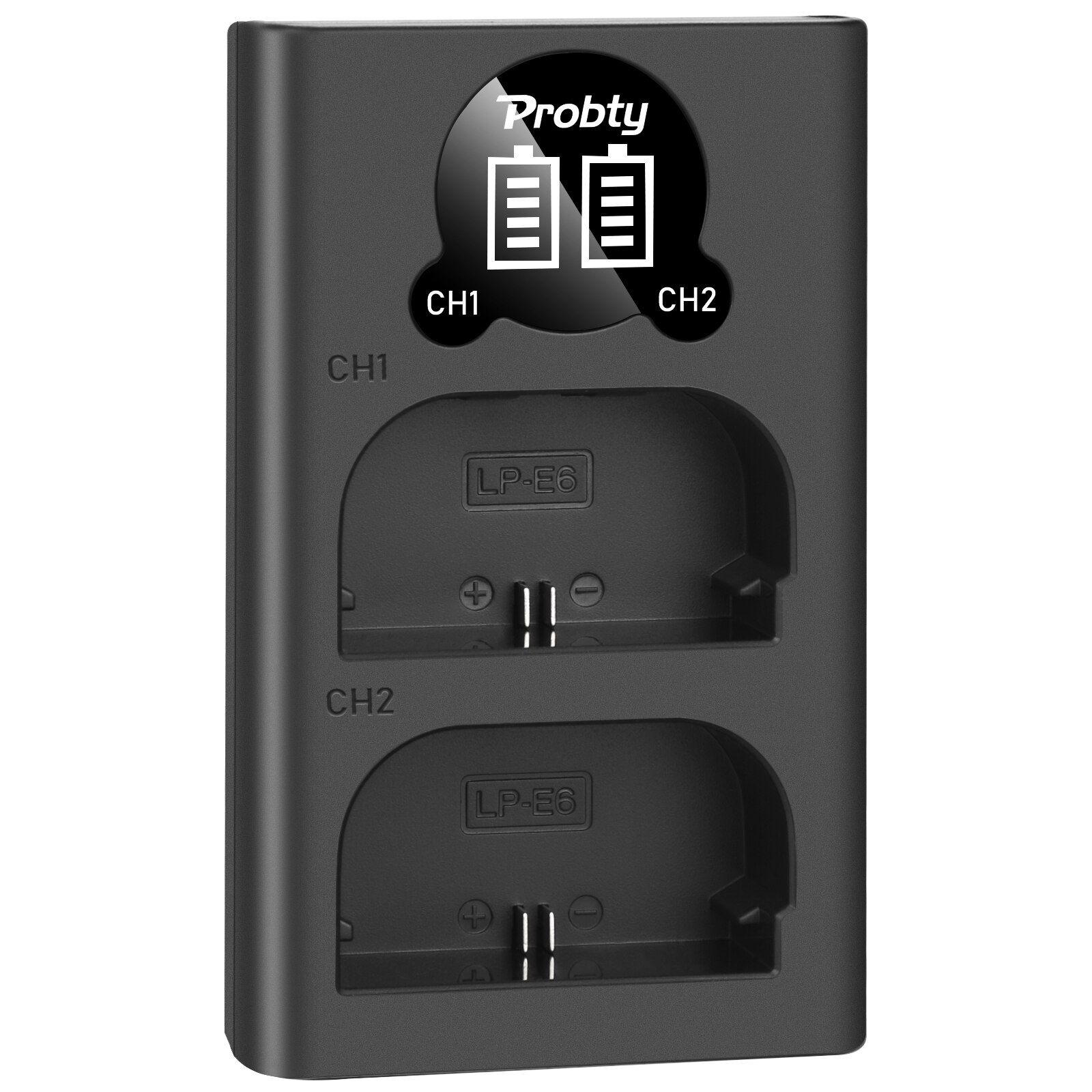 2 stücke 2650mAh LP-E6 LPE6 LP E6 Kamera Batterien + LED Ladegerät Für Kanon EOS 5DS R 5D markieren II III 6D 7D 60D 60Da 70D 80D: 1 einstellen Ladegerät