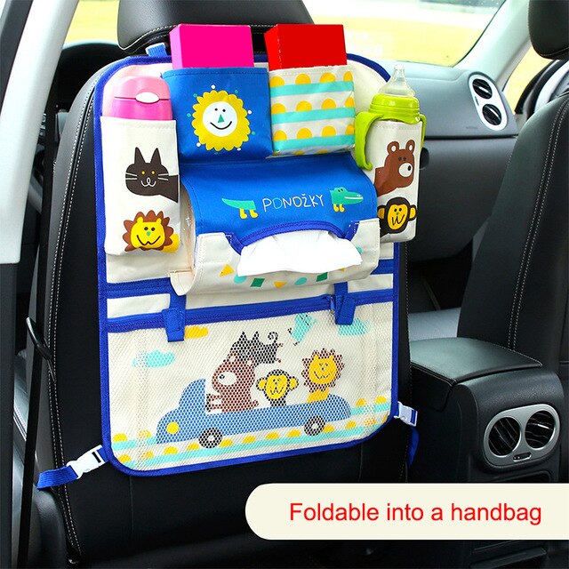 Baby Auto Cartoon Auto Seat Terug Storage Hang Bag Organizer Auto-Styling Product Opruimen Baby Care Interieur Achterbank protector: Classic 10